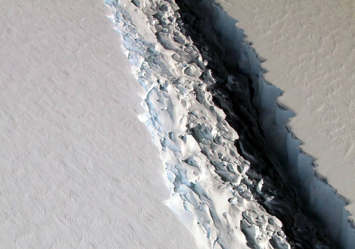The Big Rift; Larsen C Ice Shelf and the birth of an Alpha Iceberg